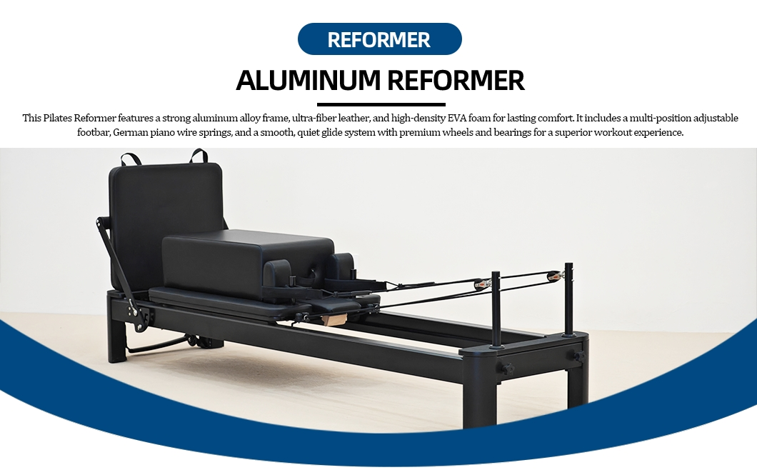 Cheer Direct Manufacturing White Aluminum Reformer Machine Studio Use Durable Pilates Reformer Machine Core Bed Yoga