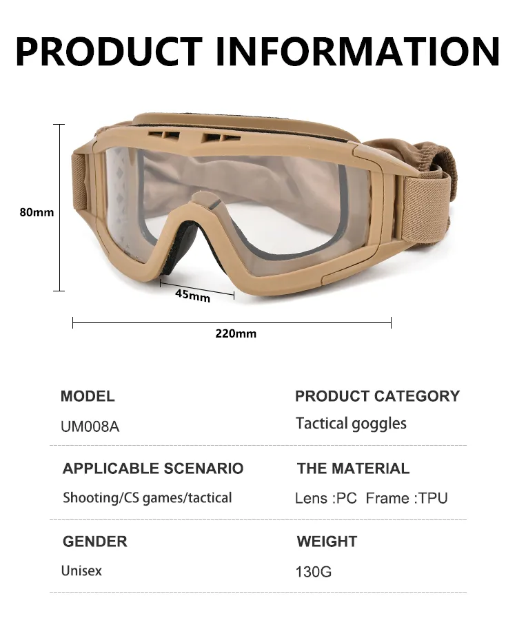 Tactical Goggles Detail 3