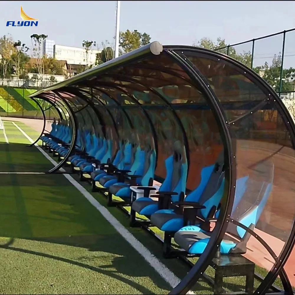 Portable Sheltered Bench for Sports Training and Match Sidelines