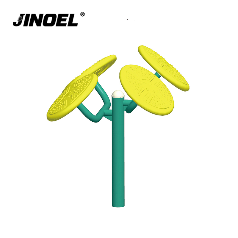Jinoel Tai Chi Wheel Outdoor Gym Equipment Outdoor Fitness Equipment Steel Galvanized Steel