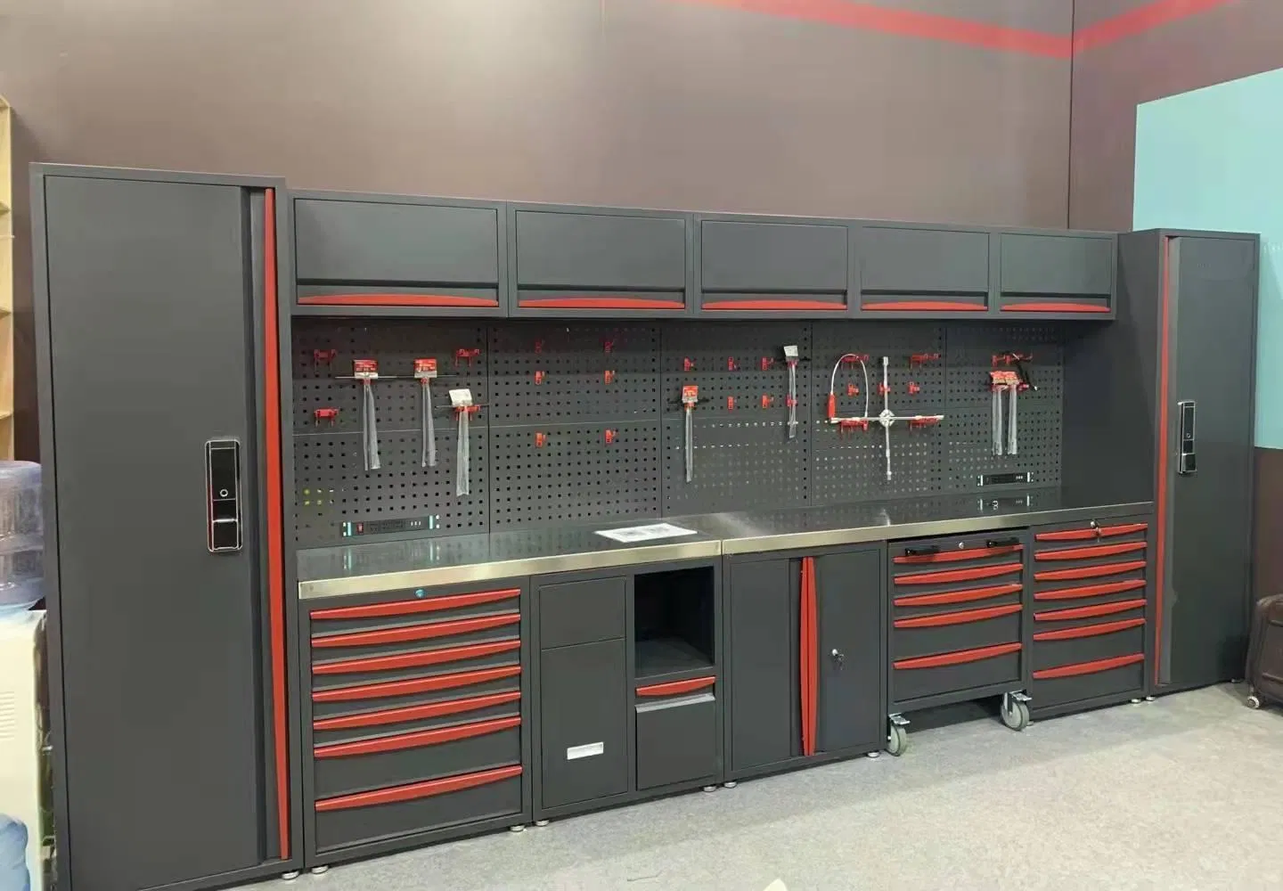 Mobile Drawer Workbench with Locking Casters (Workshop Use, DW-MobileX)