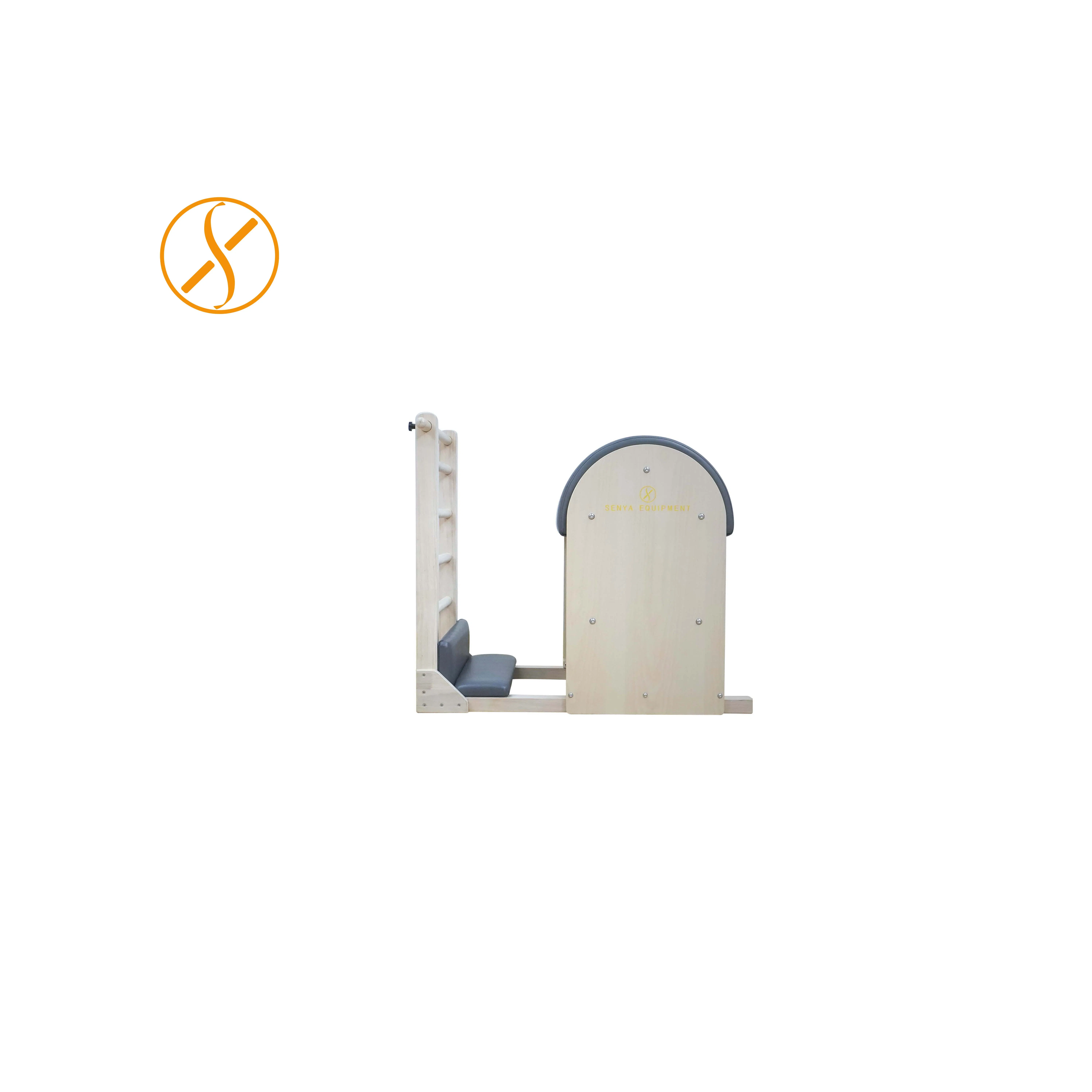 Senya Factory Supply Single Training Multi-Functional Portable Ladder Barrel Pilates Chair Refromer Pilates for Fitness Studio