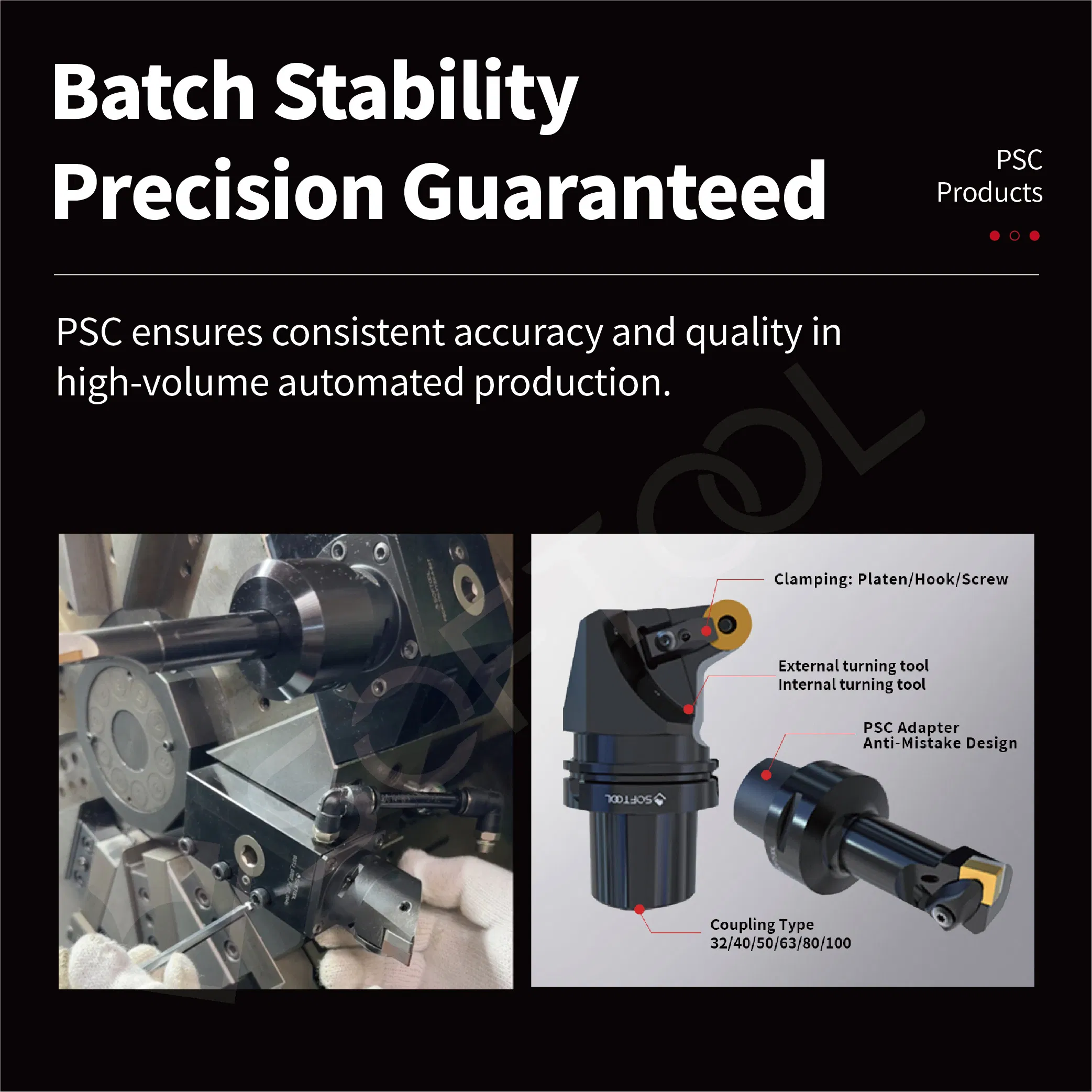 Impact Resistance OEM Custom Psc Lathe Internal Turning Tool for Precision Hole Machining