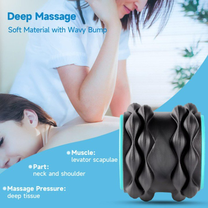 Stretching &amp; Back Cracking Device Back Popper Stretcher Back Cracker &amp; Back Roller Back Pain Relief Product Yoga Wheel Foam Roller