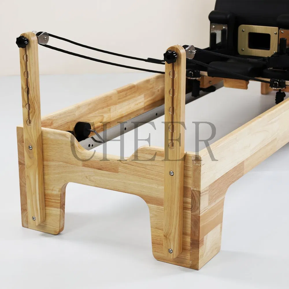 Cheer Professional Maple Wood Pilates Reformer for Yoga Studios and Home Gyms Factory Supply Wholesale