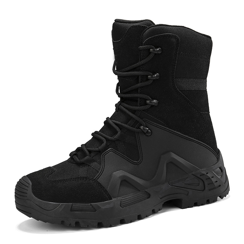 Wholesale High Quality Men Desert Sport High Ankle Shoes Hiking Outdoor Combat Climbing Tactical Boots