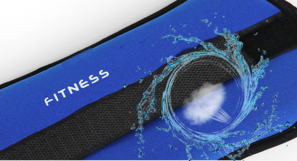 2kg Wrist Ankle Weight Made of Neoprene Fabric and Filling Dust-Free Steel Ball for Fitness Ankle Wrist Home Gym Workout