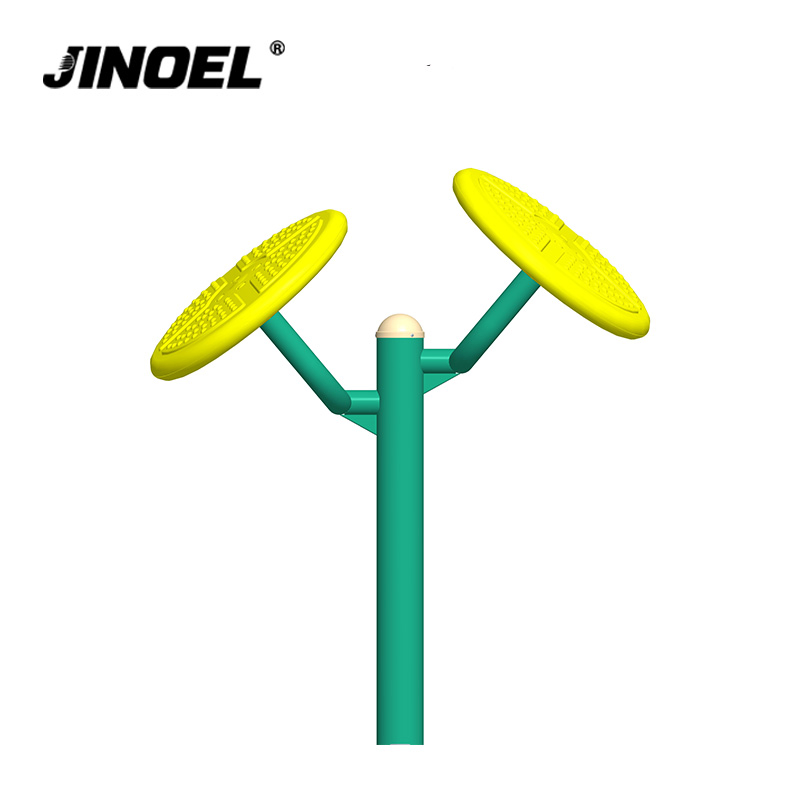 Jinoel Tai Chi Wheel Outdoor Gym Equipment Outdoor Fitness Equipment Steel Galvanized Steel