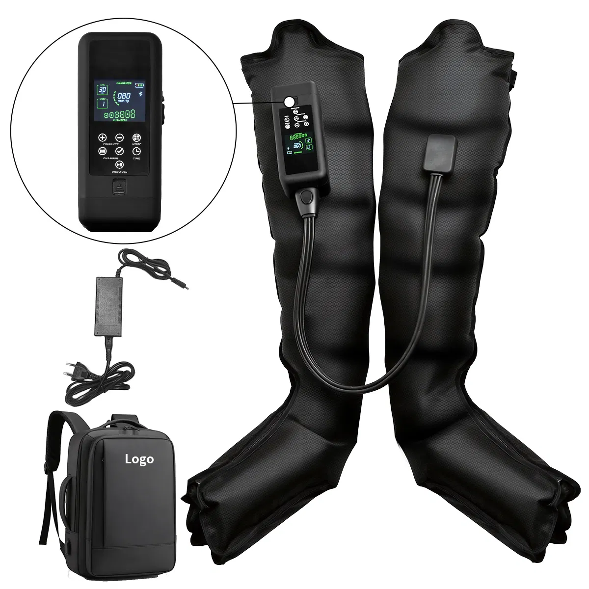 Wireless Air Compression Leg Massager Recovery Boots for Athletes Blood Circulation
