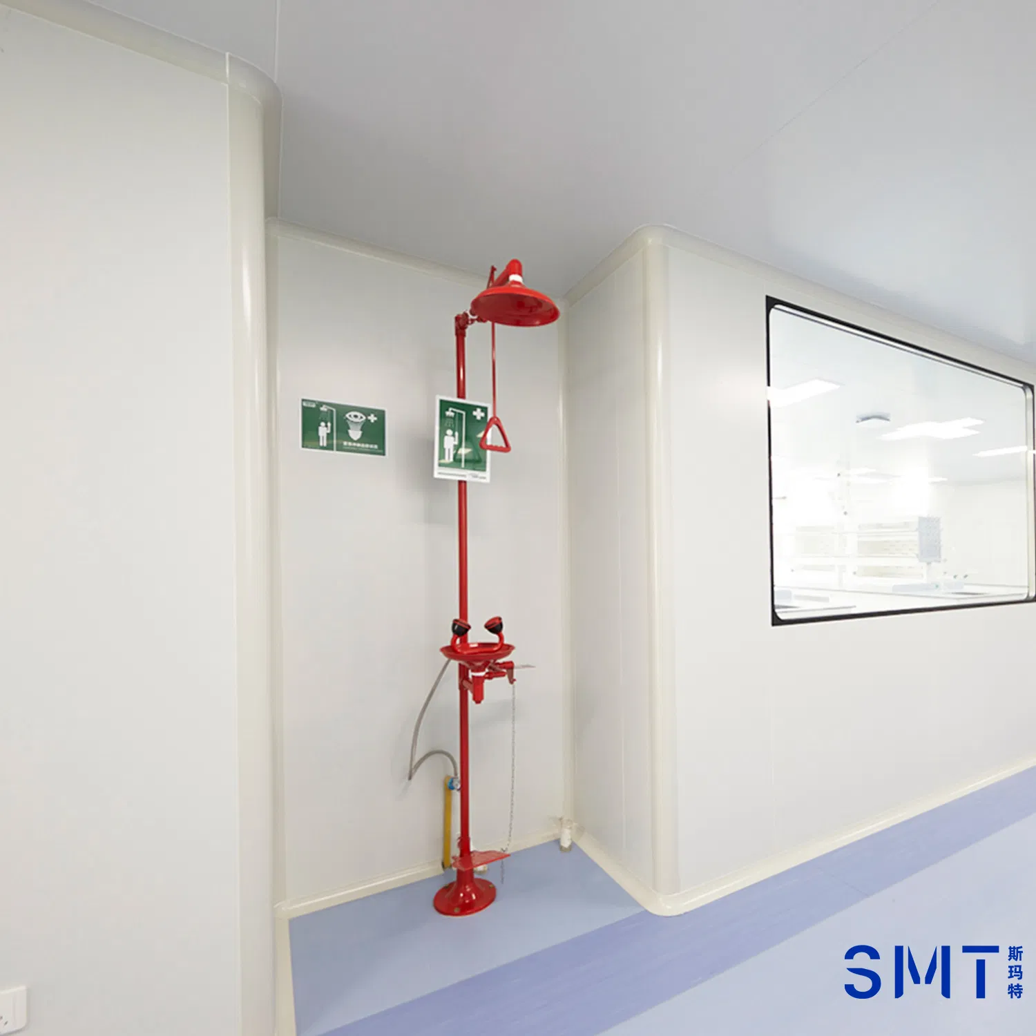 SMT Emergency Shower and Eye Wash Combo Unit for Safety