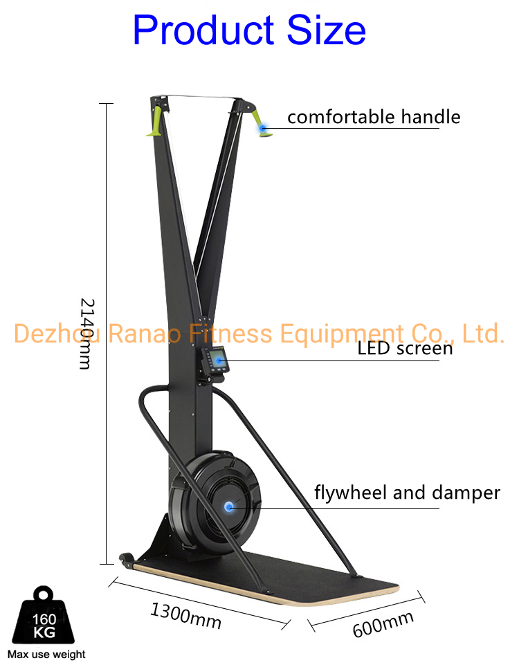 Commercial Fitness Equipment Exercise Hip Muscles Cardio Wind Resistance Gym Skier/Ski Machine