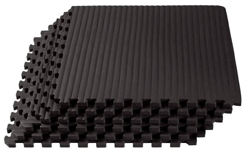 EVA Foam Floor Exercise Taekwondo Mat Tatami Pattern, Interlocking Floor Tiles for Home Gym