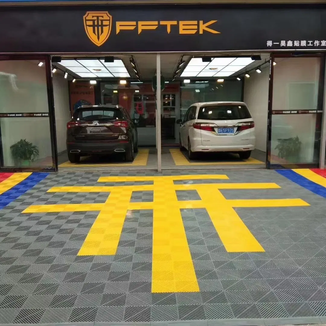 Interlocking Garage Floor Tile Durable Waterproof Non Slip Modular Flooring for Home Workshop and Gym