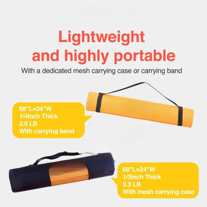 New Design Non Slip Pilates Fitness Workout Home Gym Exercise Yoga Mat