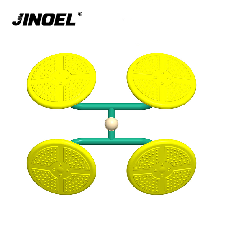 Jinoel Tai Chi Wheel Outdoor Gym Equipment Outdoor Fitness Equipment Steel Galvanized Steel