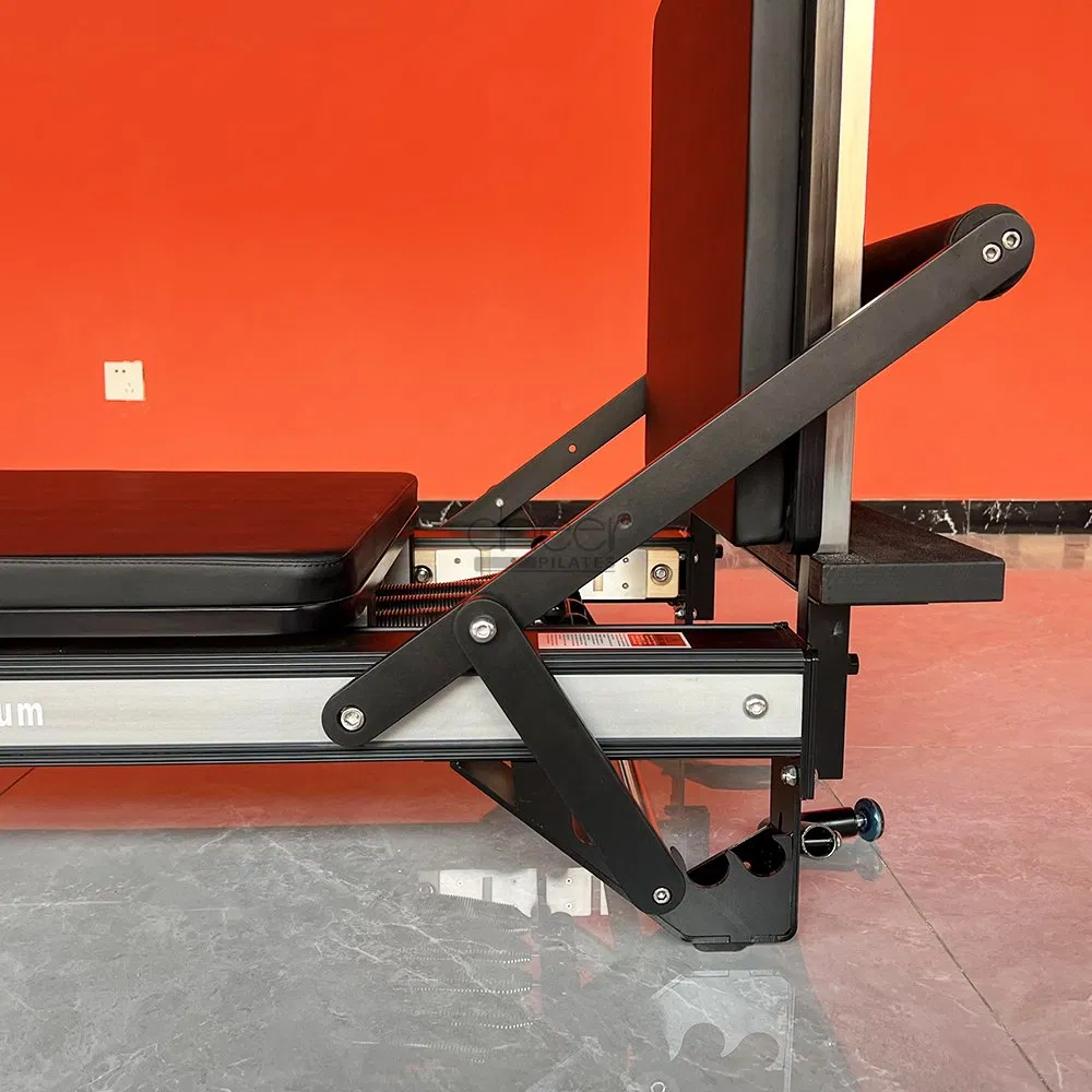 Durable Elegant Short Leg Aluminum Reformer High Quality Pilates Reformer Machine Reformer Pilates Adjustable Fitness Machine for Yoga Enthusiasts and Studio