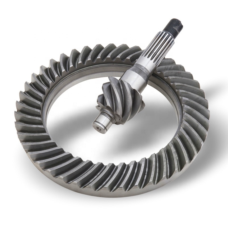 Spiral Bevel Gear Grinding Ratio Calculation Adjustable Table Driven Technology Light Weight Helical Customized Pinion Spiral Stainless Steel
