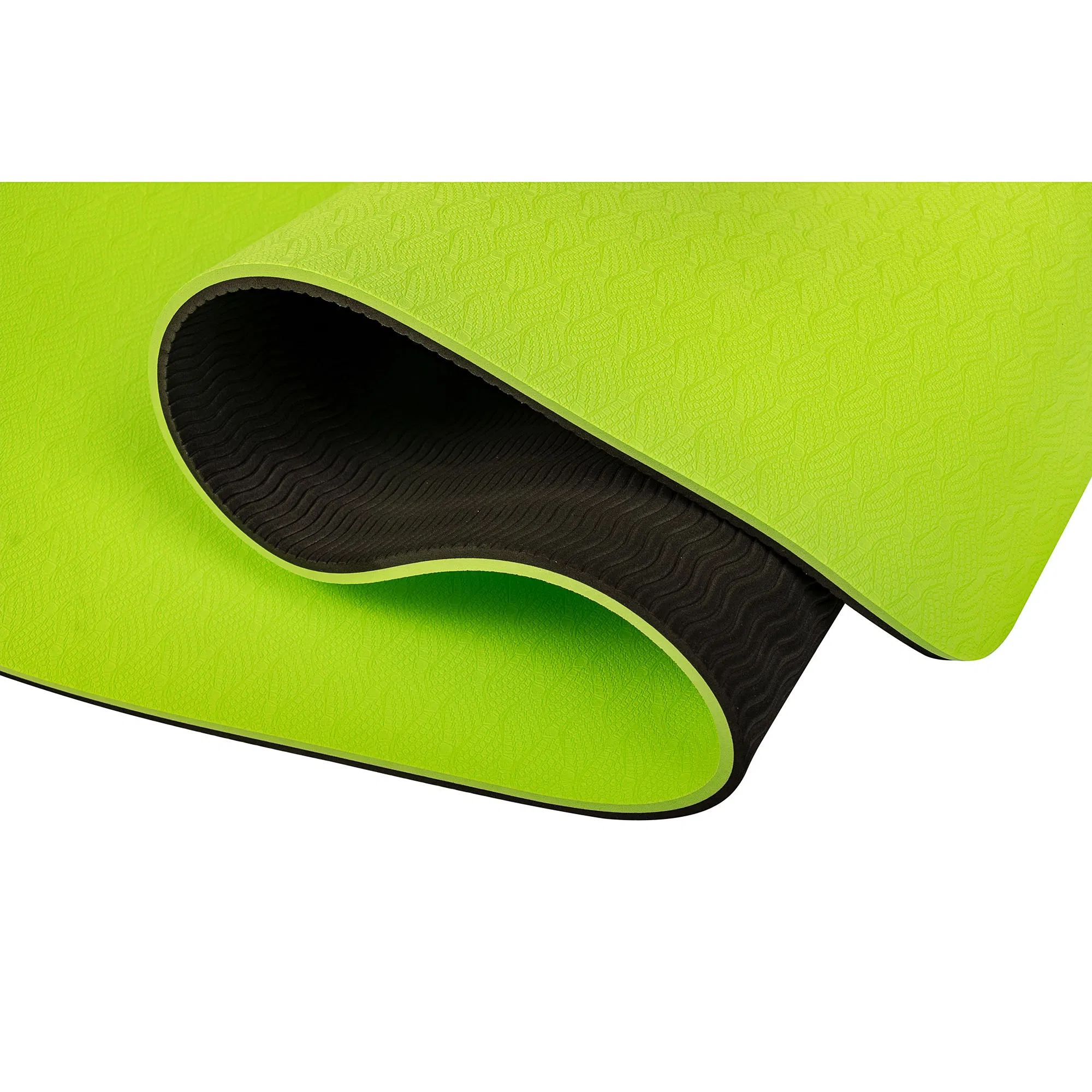 Skin Friendly and Eco Friendly Portable Exercise Fitness Anti Slip PVC Yoga Mat