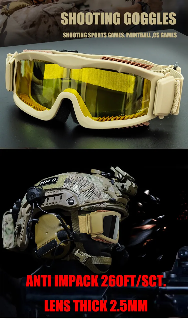 Tactical Goggle Detail 1
