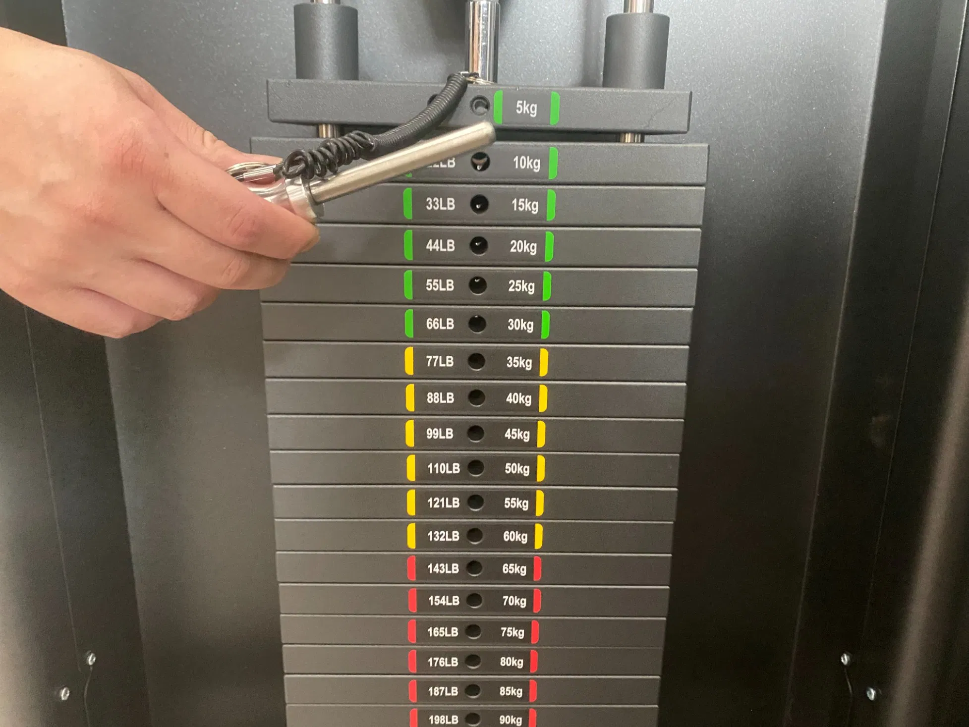 Fitness Equipment Weight Stack with Maintenance-Free Design