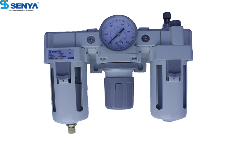 Senya Pneumatic Aluminum Air Treatment Units Ensure The Air Source Is Dry.