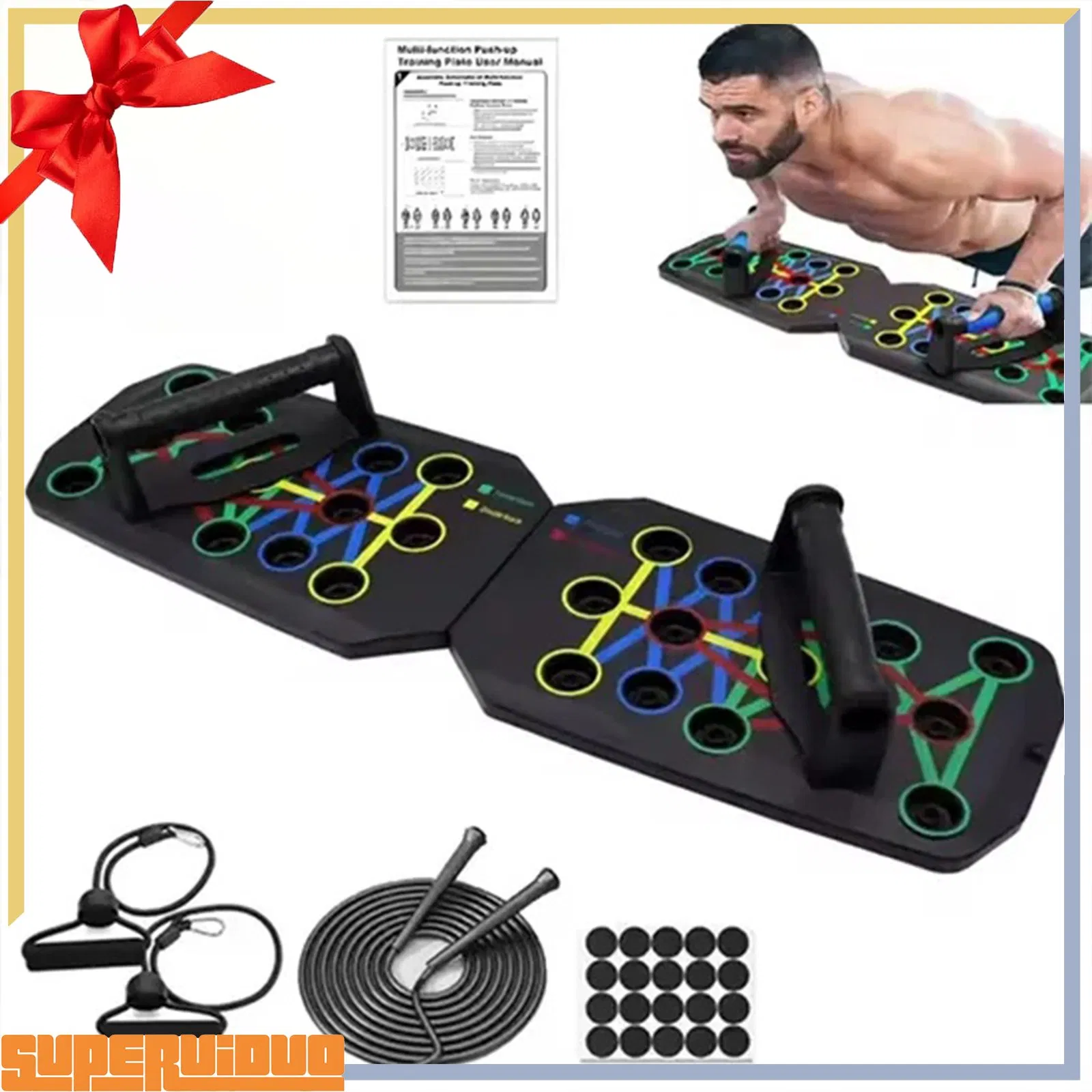 300kg Capacity Heavy Duty Color Coded Push up Board System
