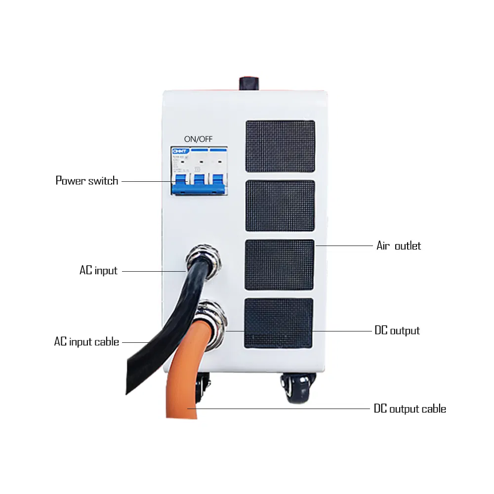 Mobile Small DC Fast EV Charger Multi-Standard Vehicle Charging Solution for Fleet Service Road Rescue EV Maintenance