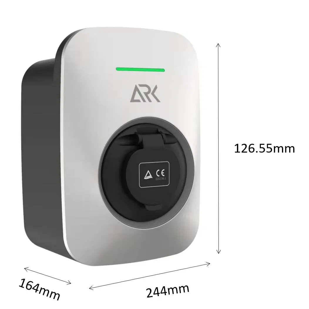 Home Use Smart Wallbox AC 7kw 7.2kw EV Charging Station 32A Type 2 Wall-Mounted EV Charger Support WiFi APP with CE