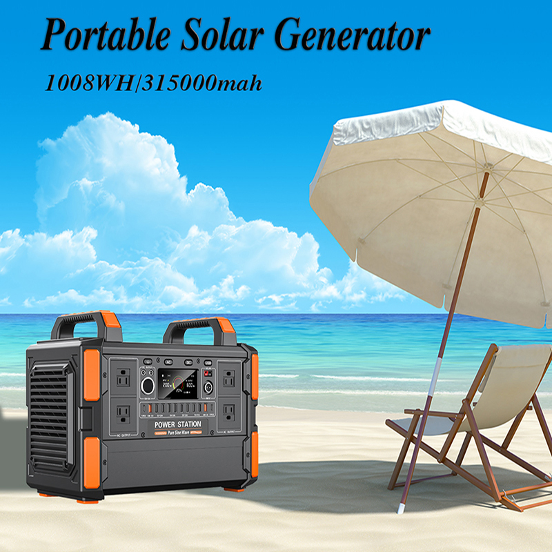 Factory Lithium-Ion Battery Min 300W 500W 1000W off Grid Solar Power Station System 2400W Portable Solar Backup Power Generator for Camping