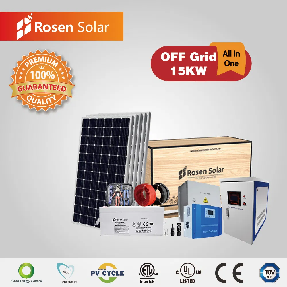 Home Solar Power System off Grid 15kw Solar Systems with Battery Backup