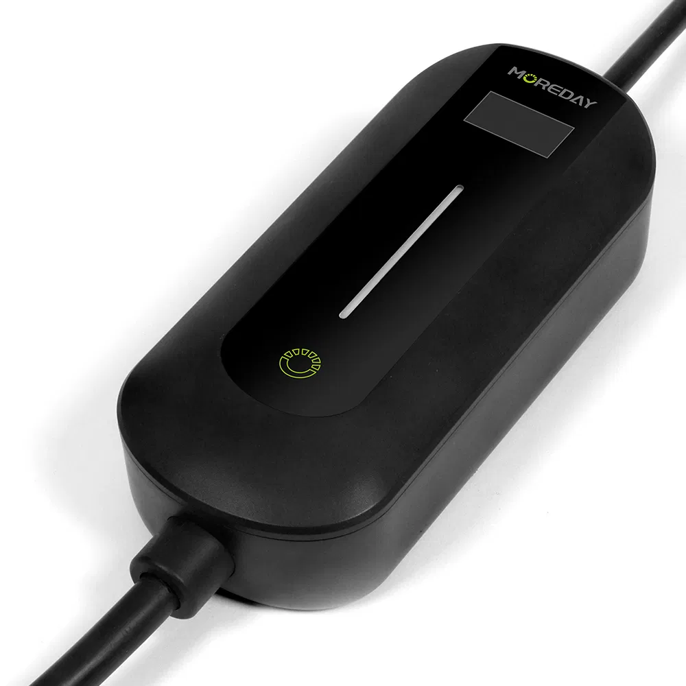 IP67 Electric Car on Board Battery Chargers 3.5kw Max 16A Adjustable Current Portable EV Charger Silver Plated Copper Wire