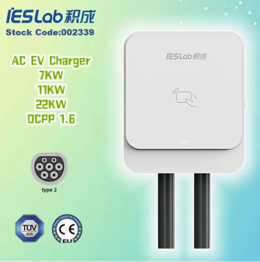 Type 2 European 7kw Wallbox Home IP54 EV Chargers 7kw 1phase IEC 62196-2 Electric AC Charger Car EV Charging Station