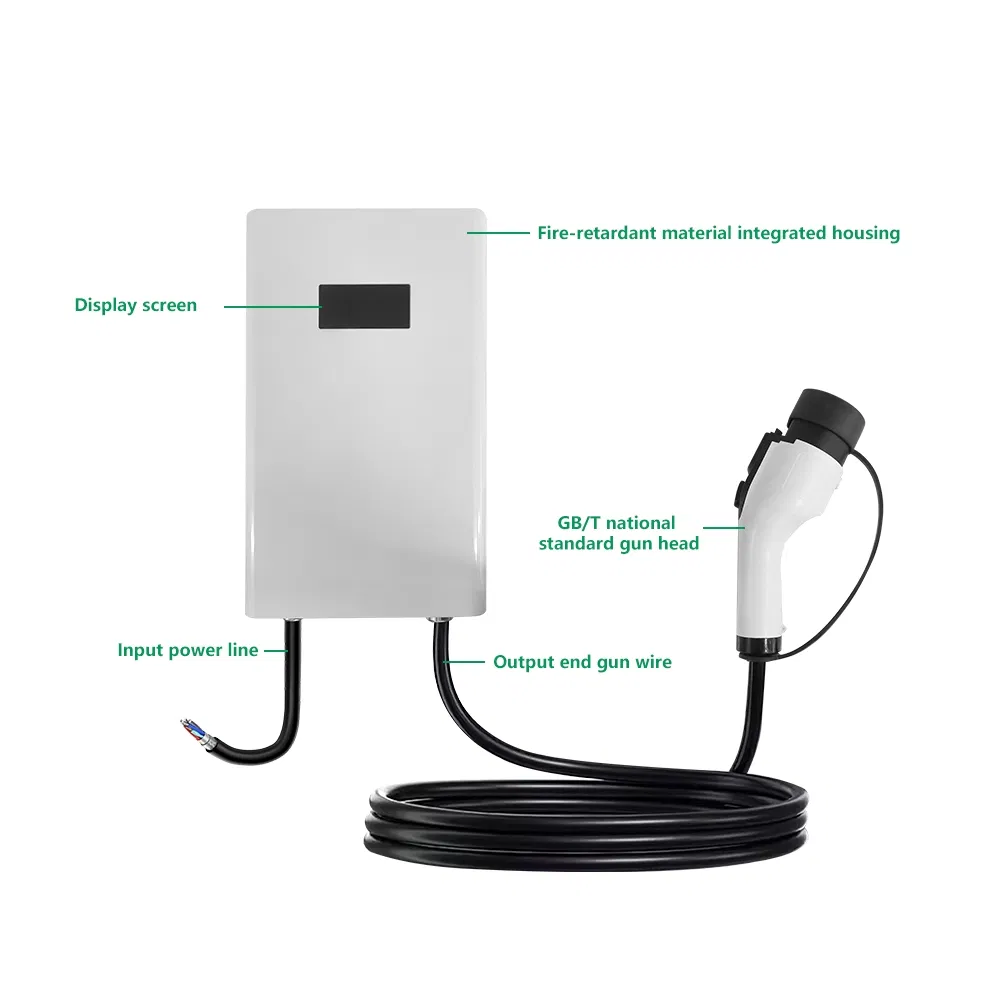 7kw Wall-Mounted Portable DC EV Charger GB/T Mobile Home Charging Station