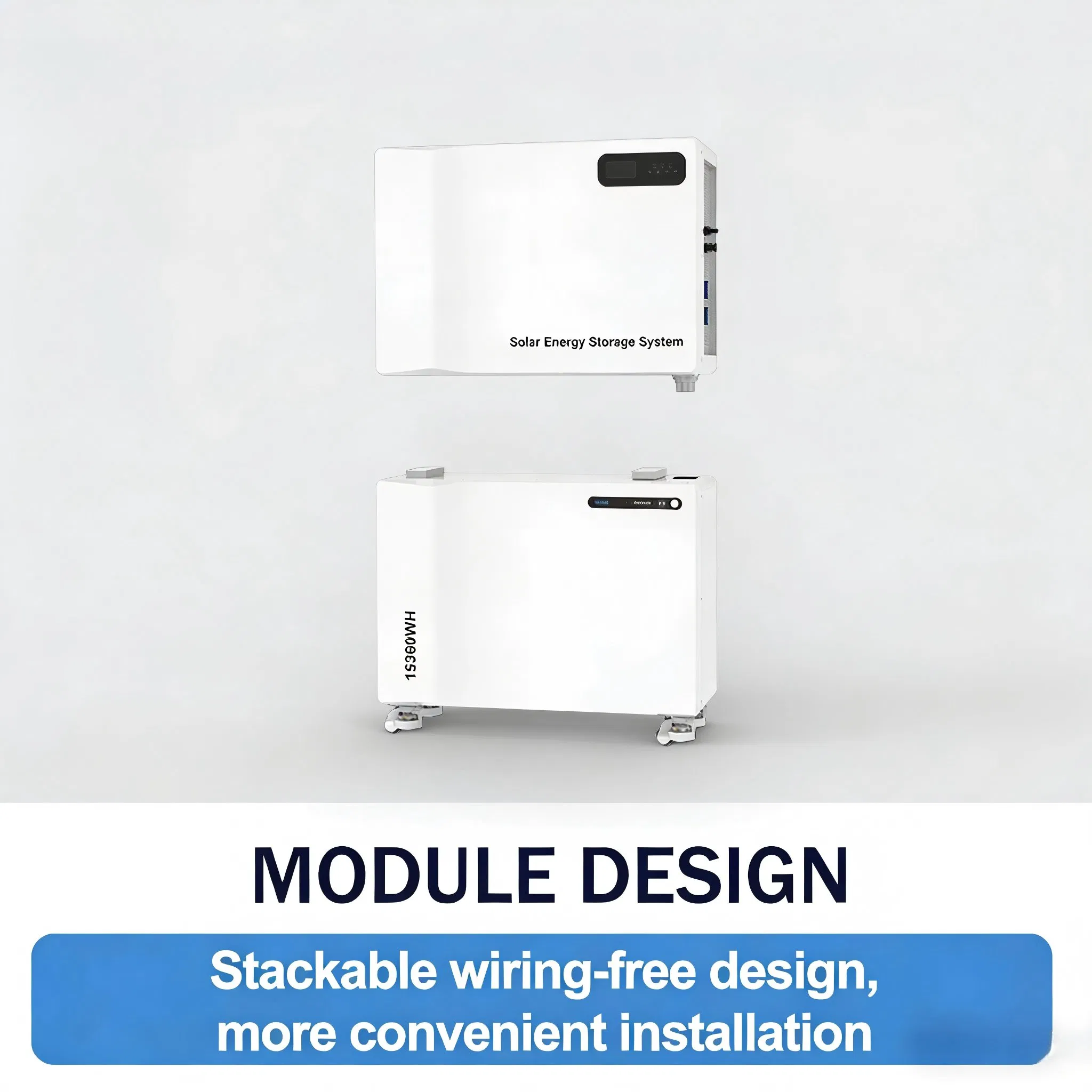 Hybrid Inverter Solar System Backup Power with 15kwh 30kwh Stackable LiFePO4 Lithium Battery for Home off Grid
