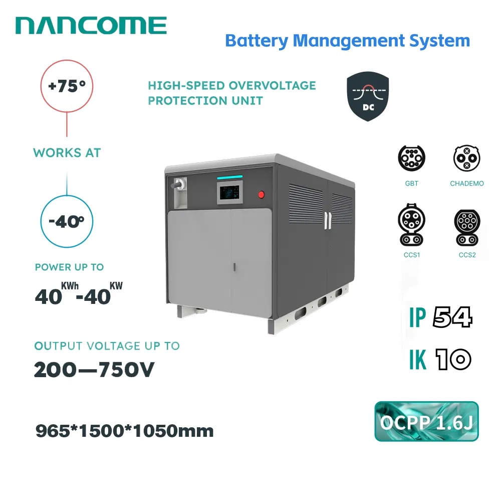 Nancome Residential Energy Storage System for Industrial Backup with Lithium Battery 65kwh