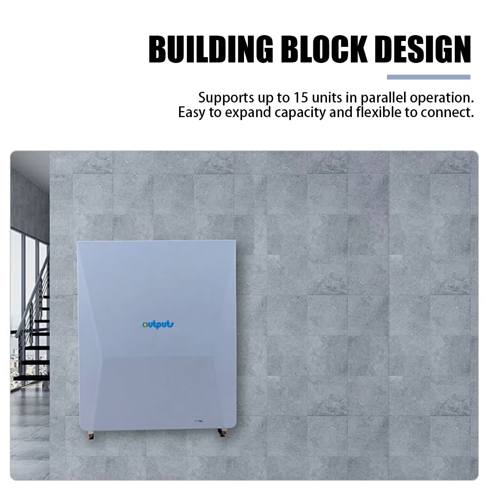 High Cycle Life LiFePO4 Battery Storage 10kwh Residential Energy Storage System for Balcony