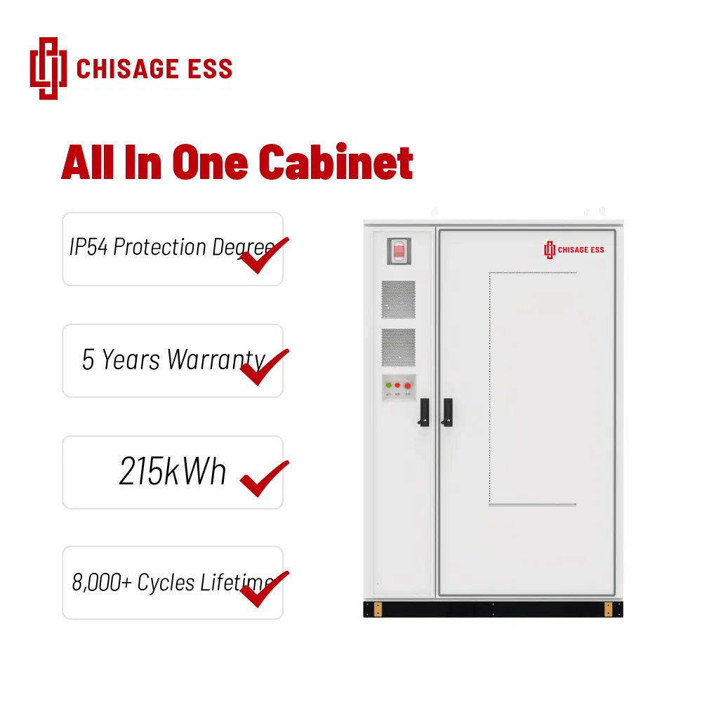 Chisage Power Supply Industrial Hybrid Inverter Solar Power Storage Battery Integrated All in One Energy Storage System