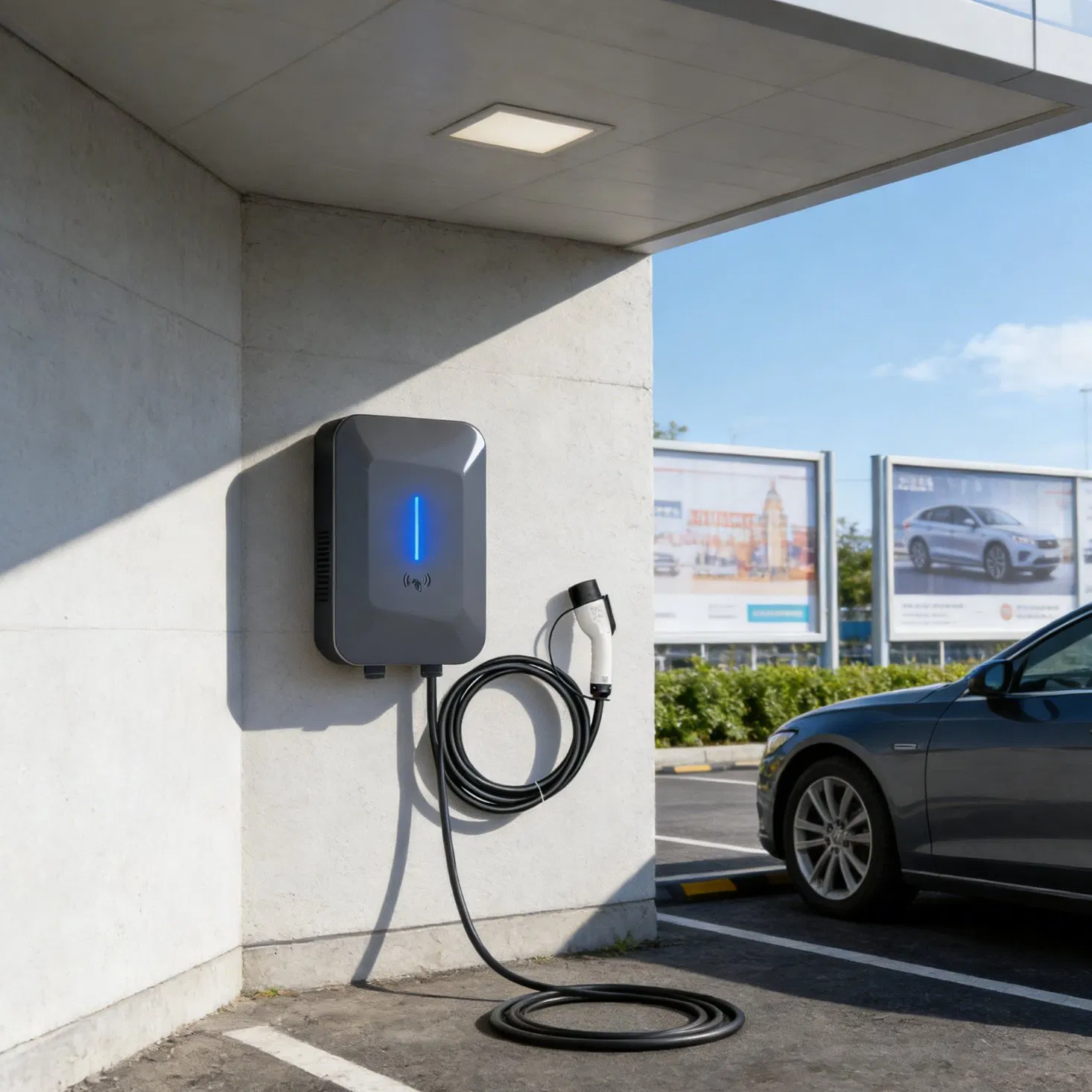 EV AC Charger 7kw 11kw Charging Station, 4G Network/ Ethernet, Supports Ocpp Protocol, CCS1-CCS2-GB/T EV Charger