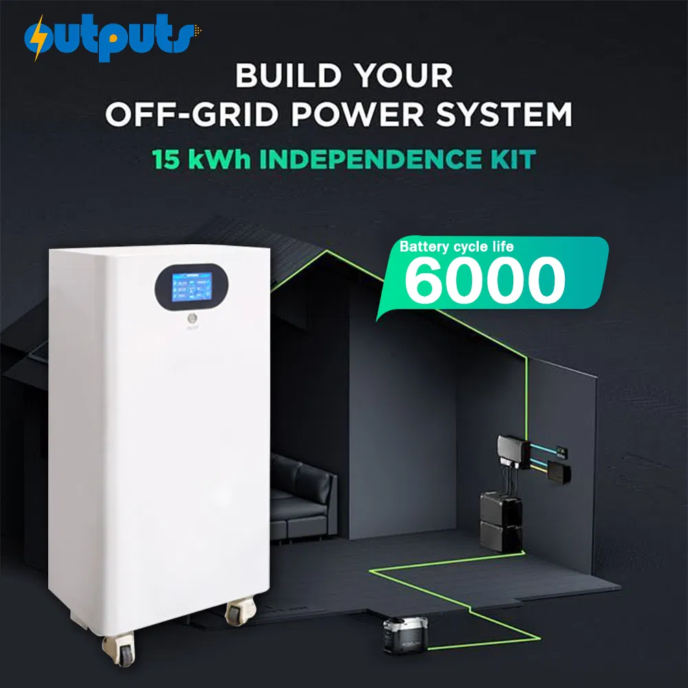 15kwh 51.2V 300ah Energy Storage LFP Battery Floor Standing Home Energy Storage System for Residential