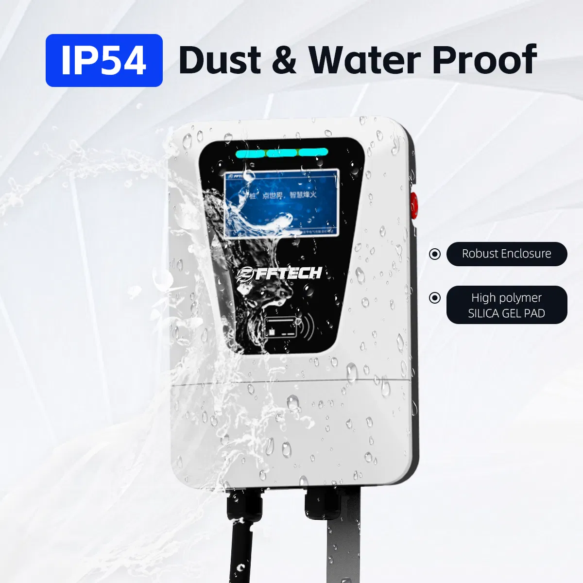 Smart Communication EV Charger for Fast Electric Vehicle Charging