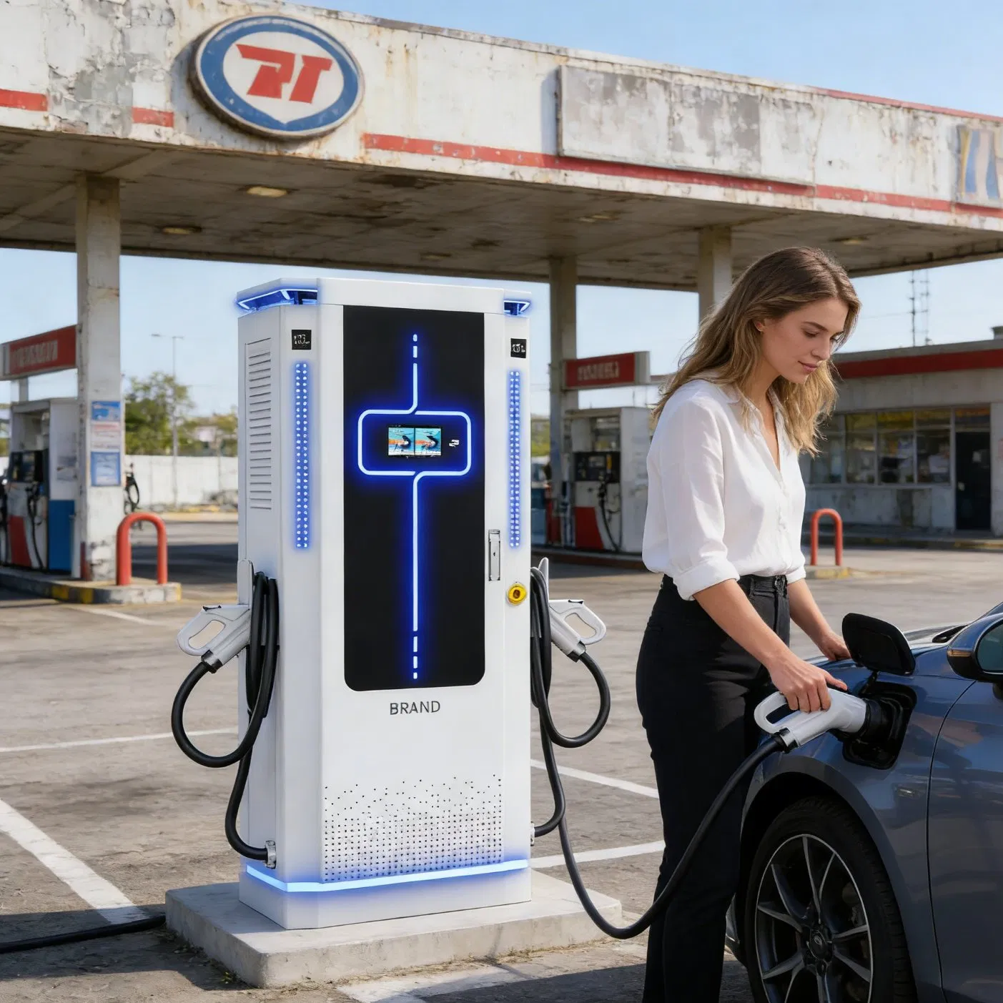 Electric Vehicle Charging Station 60kw 80kw 120kw 160kw 180kw 200kw 240kw. Charging Station Support The Ocpp Protocol, and Have EV Charging Station