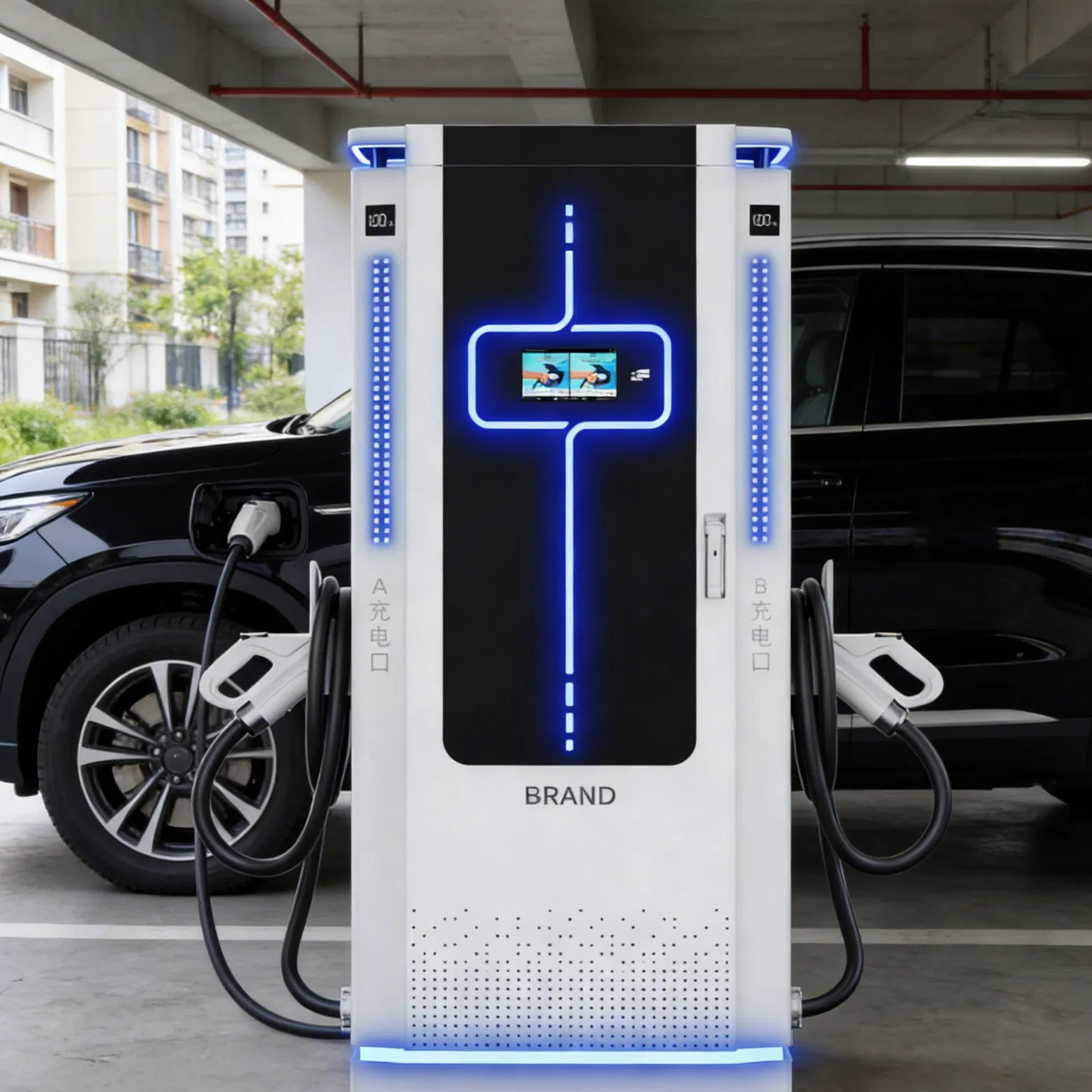 Smart University EV Charger with Campus Network Charging Station