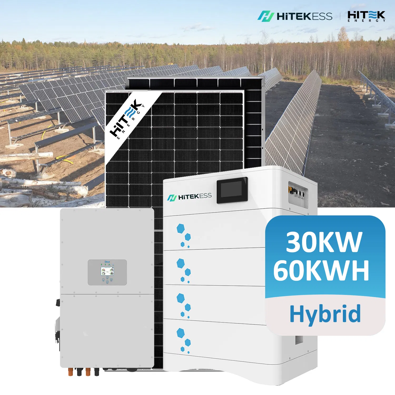 Complete Hitek 10kw to 30kw Solar Energy Storage Solutions