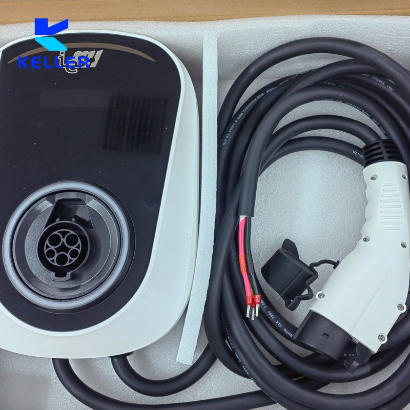 11kw 32A Wall-Mounted AC EV Charging Station Type 2 Smart System for Home