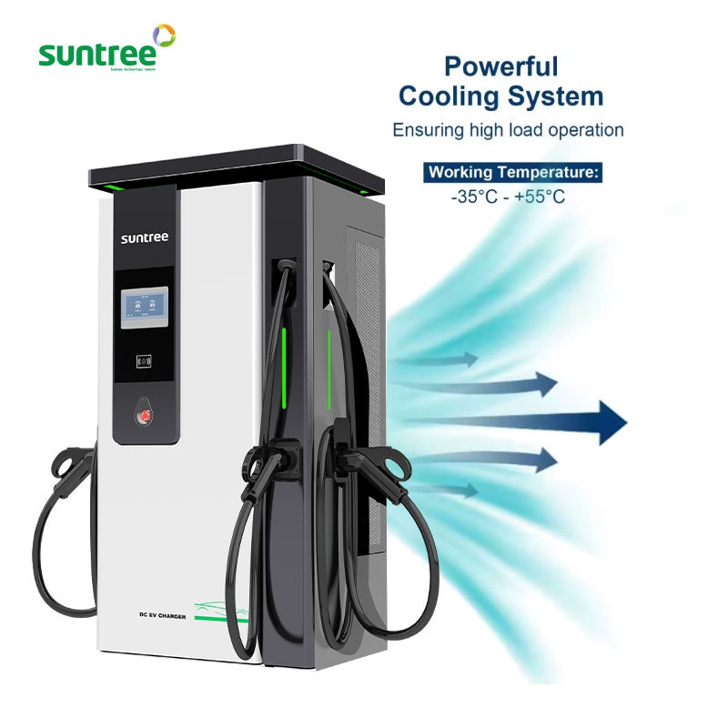Suntree Ssj5 PRO DC Charging Hub Solution Scalable up to 240kw for High-Traffic Fleets &amp; Stations