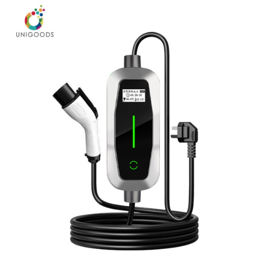 Lightweight 3.5kw 7kw Portable EV Charger for Home Travel