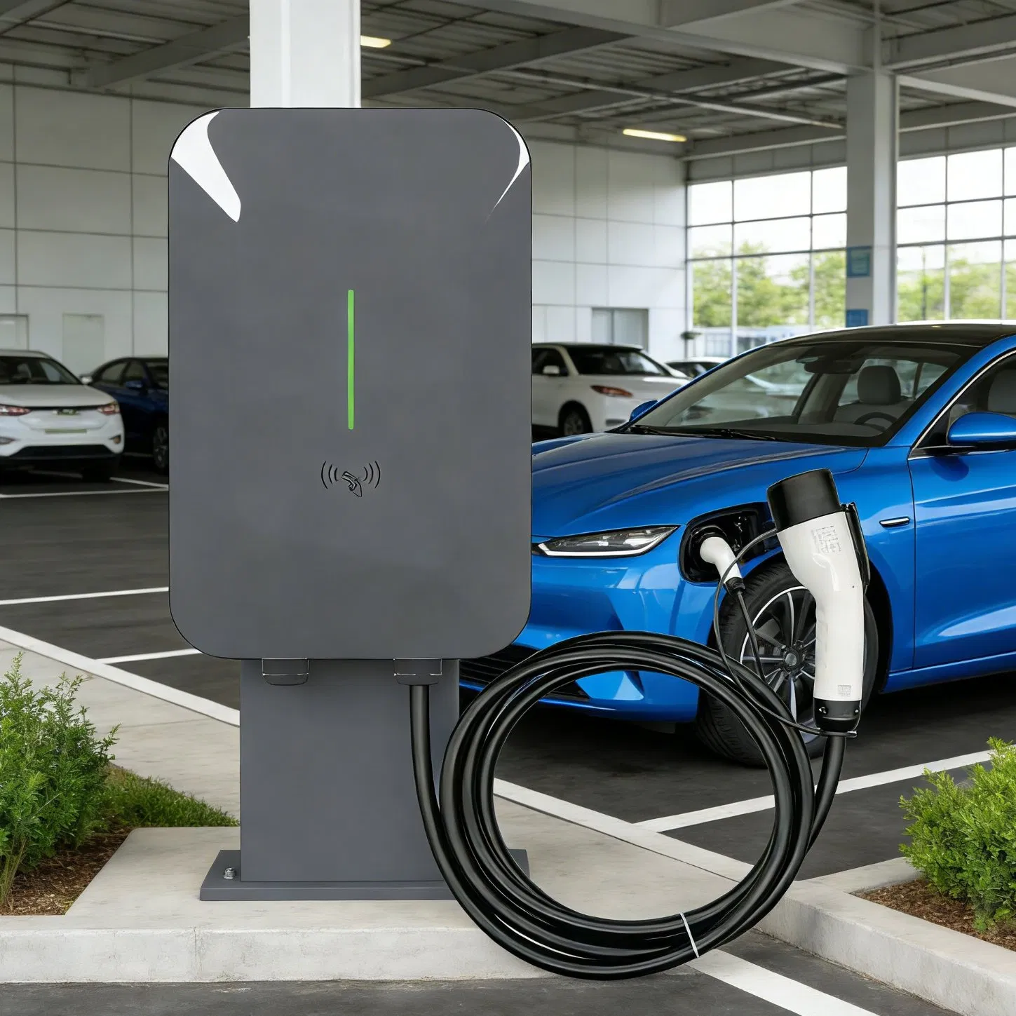 22kw Three Phase EV Charger with Load Balancing &amp; Ocpp 1.6j