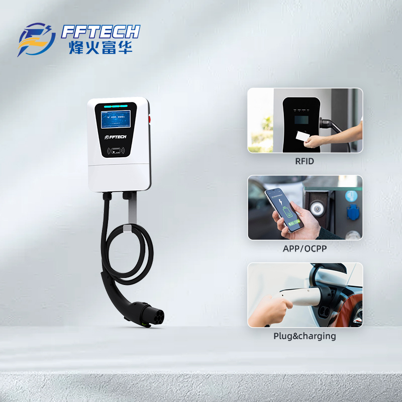 Smart Communication EV Charger for Fast Electric Vehicle Charging