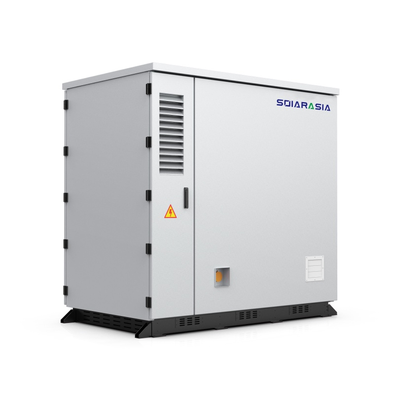 High Capacity 50kw 100kw LiFePO4 Solar Energy Storage System Container with Smart BMS Long Cycle Life Batteries and Integrated Hybrid Inverter for Commercial