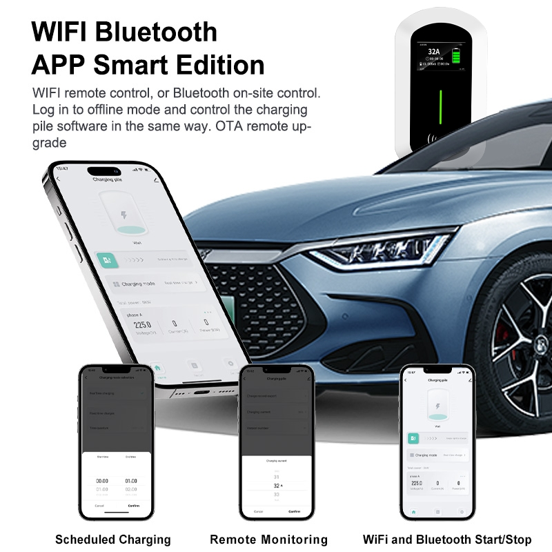 Durable Smart Portable EV Charger Heat-Resistant Home EV Charging